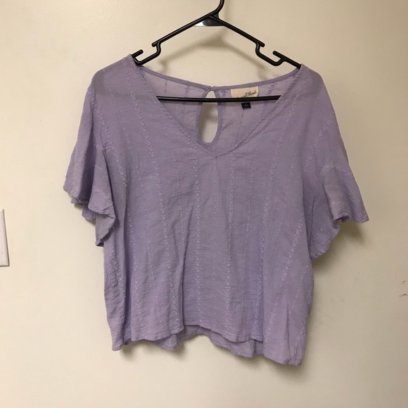 Universal Thread Ruffle Sleeve Top - Picture 3 of 3